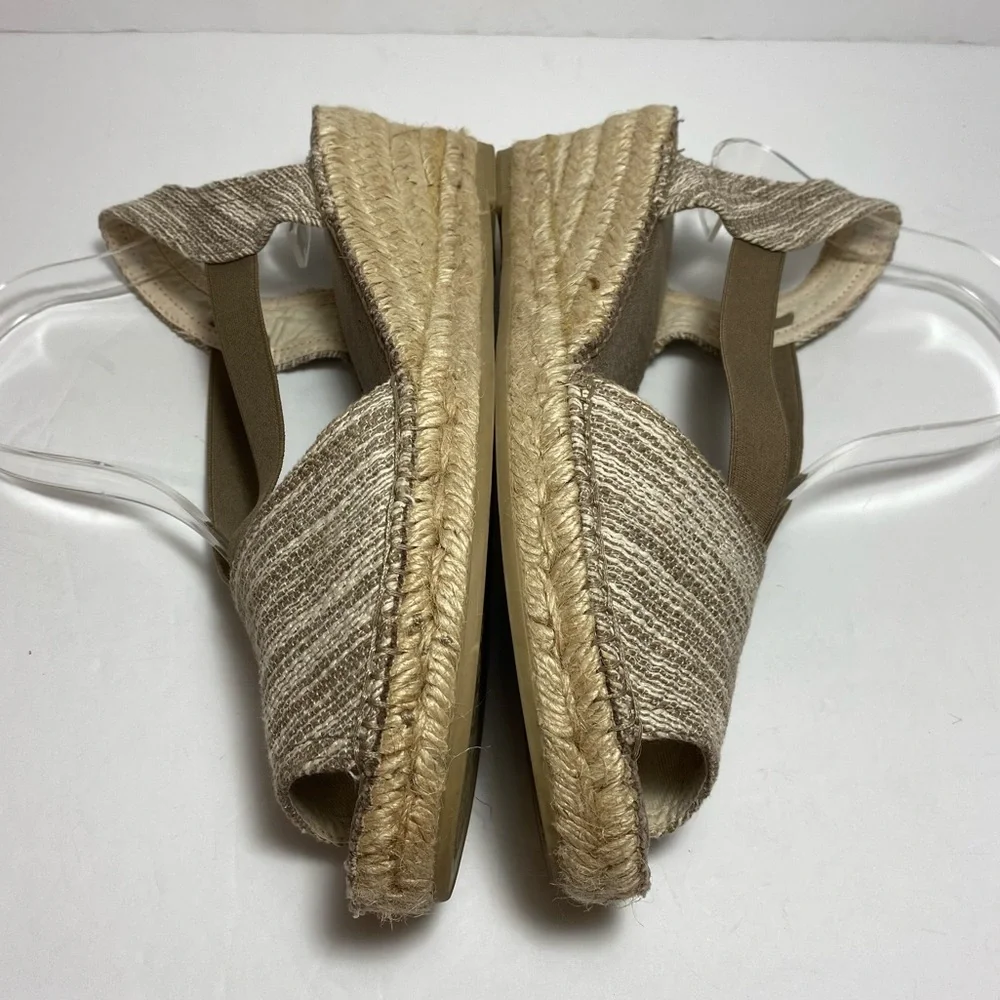 Toni Pons Taga-Sd Women’s Open Toe Beige Espadrilles Sandals Sz EU 41 US 10